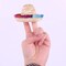 6pcs Mini Straw Hats Wine Bottle Cover for Bottles Mexican Decorations Tiny Sombrero Hats for Fiesta Party Cinco de Mayo Supplies (3.3")